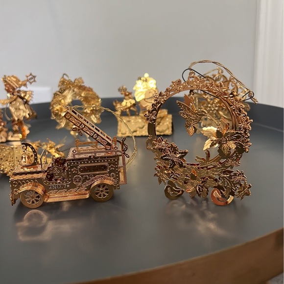 Christmas Ornament Danbury Mint Gold Annual Collection - Picture 3 of 12